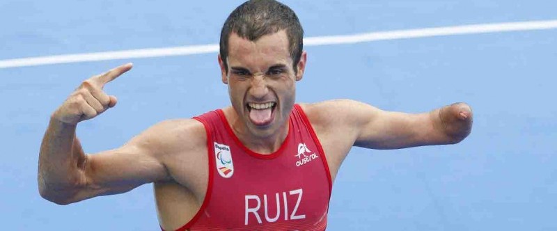 Jairo Ruiz celebra el bronce en Río. Fuente: CPE