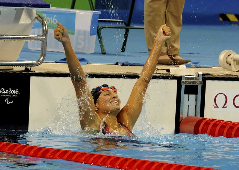 Michelle Alonso revalida oro en Río. Fuente: CPE