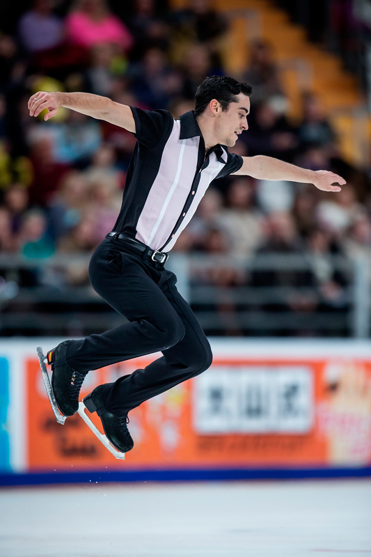 Javier Fernández en el Europeo de Ostrava. Fuente: ISU