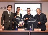 LaLiga patrocinará a Carolina Marín y Javier Fernández