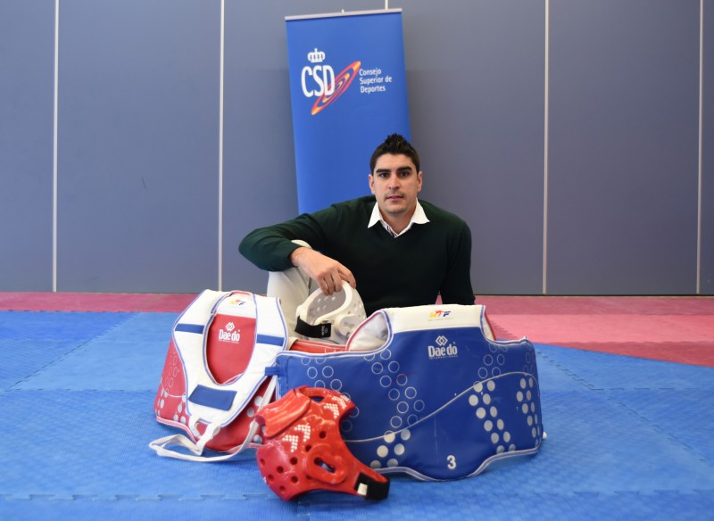 Nico García, subcampeón de taekwondo en Londres 2012 y exdeportista inscrito en el PROAD. Fuente: CSD.