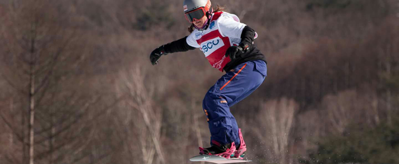 La rider española, Astrid Fina, durante una competición. Fuente: Natasja Von