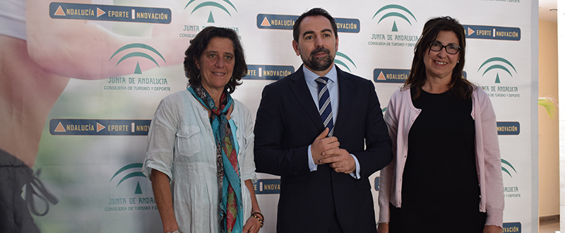 Lucía Quiroga, Antonio Fernández y Monsalud Bautista. Fuente: Avance Deportivo/LPT