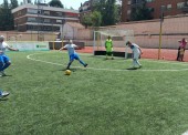 La Liga de fútbol para ciegos se tiñe de blanquiazul