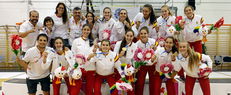 Medallista españoles en Foje. Fuente: COE/Nacho Casares