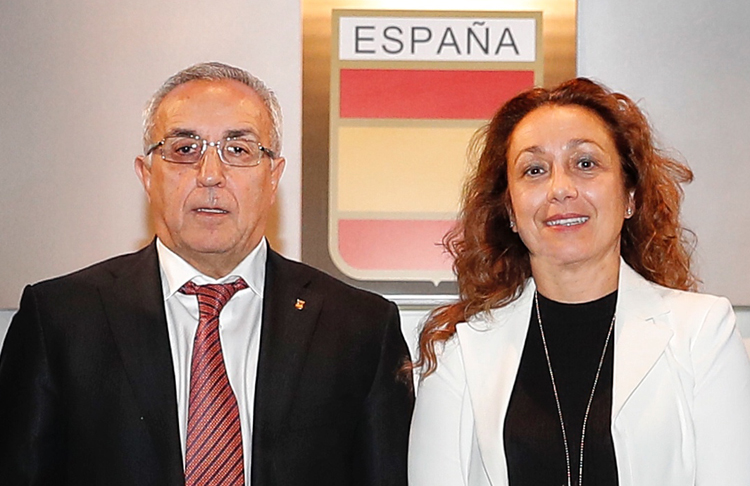 Alejandro Blanco y Victoria Cabezas. Fuente: COE