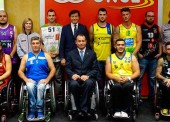 Salto inicial para la liga de baloncesto en silla de ruedas