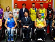 Salto inicial para la liga de baloncesto en silla de ruedas