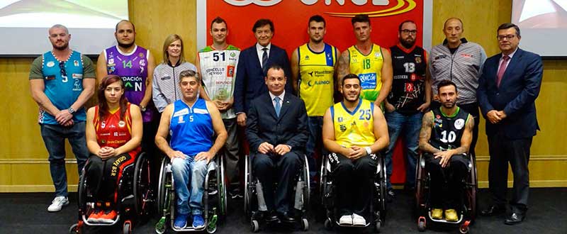 Presentación de la liga de baloncesto en silla de ruedas. Fuente: CSD