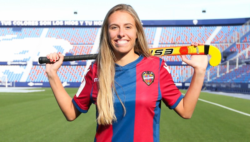 Maitane López, jugadora del Levante. Fuente:RFEH