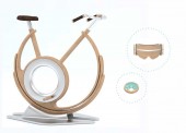 La empresa española ROJOmandarina Studio obtiene un premio internacional con una bici estática de material sostenible 