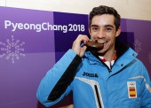 Javier Fernández, bronce olímpico en PyeongChang