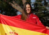 Astrid Fina, abanderada del equipo paralímpico español en Pyeongchang 