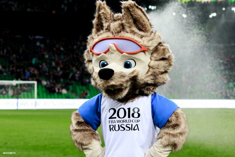 Mascota del Mundial de Rusia de Fútbol de 2018.
