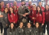 El equipo de gimnasia artística femenina, preparado para el Europeo de Glasgow