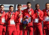 El relevo 4x400 metros español es de bronce