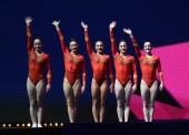 El equipo español femenino de gimnasia artística, séptimo de Europa 