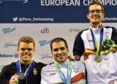 Triplete de oros para un equipo español que ya suma 16 medallas en el Europeo de Natación Paralímpica