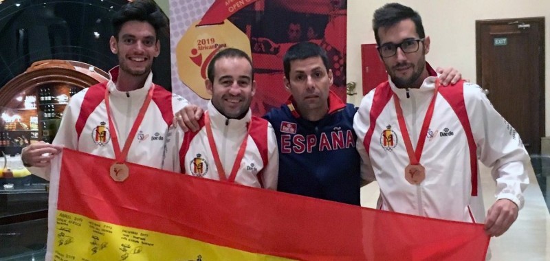 Españoles en el Open Africano de Taekwondo paralímpico. Fuente: CPE