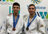 Plata de Sergio Ibáñez y bronce de Álvaro Gavilán en Fort Wayne 