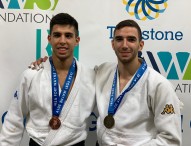 Plata de Sergio Ibáñez y bronce de Álvaro Gavilán en Fort Wayne 