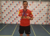 Doblete dorado de José Manuel Ruiz en el Open de Chile de tenis de mesa adaptado