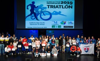 Celebradas las galas de la temporada 2018/2019 de atletismo y triatlón en la provincia de Málaga