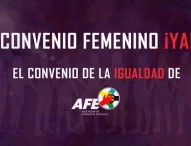 Las futbolistas junto a AFE protestan por el retraso en la firma del convenio colectivo