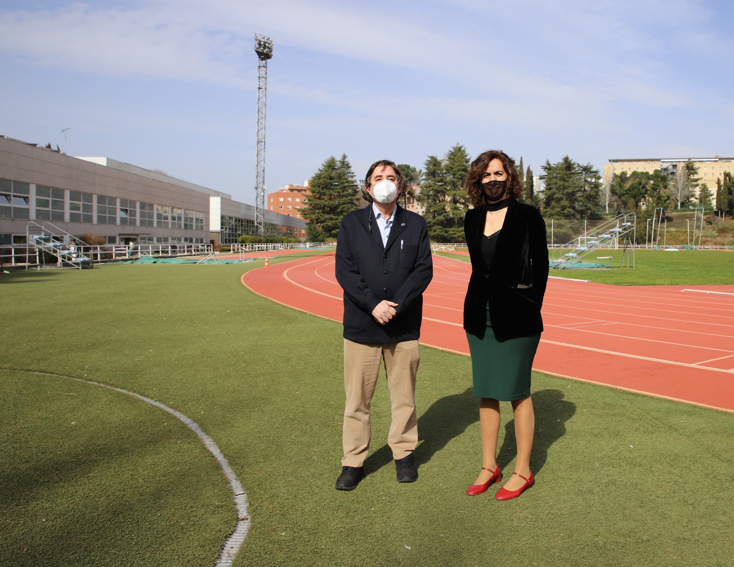 Luis García Montero e Irene Lozano. Fuente: CSD