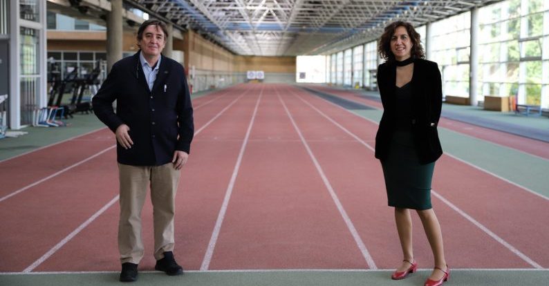 Luis García Montero e Irene Lozano. Fuente: CSD