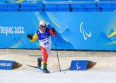 Pol Makuri acaba su participación en el sprint de esquí de fondo en Pekín