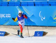 Pol Makuri acaba su participación en el sprint de esquí de fondo en Pekín