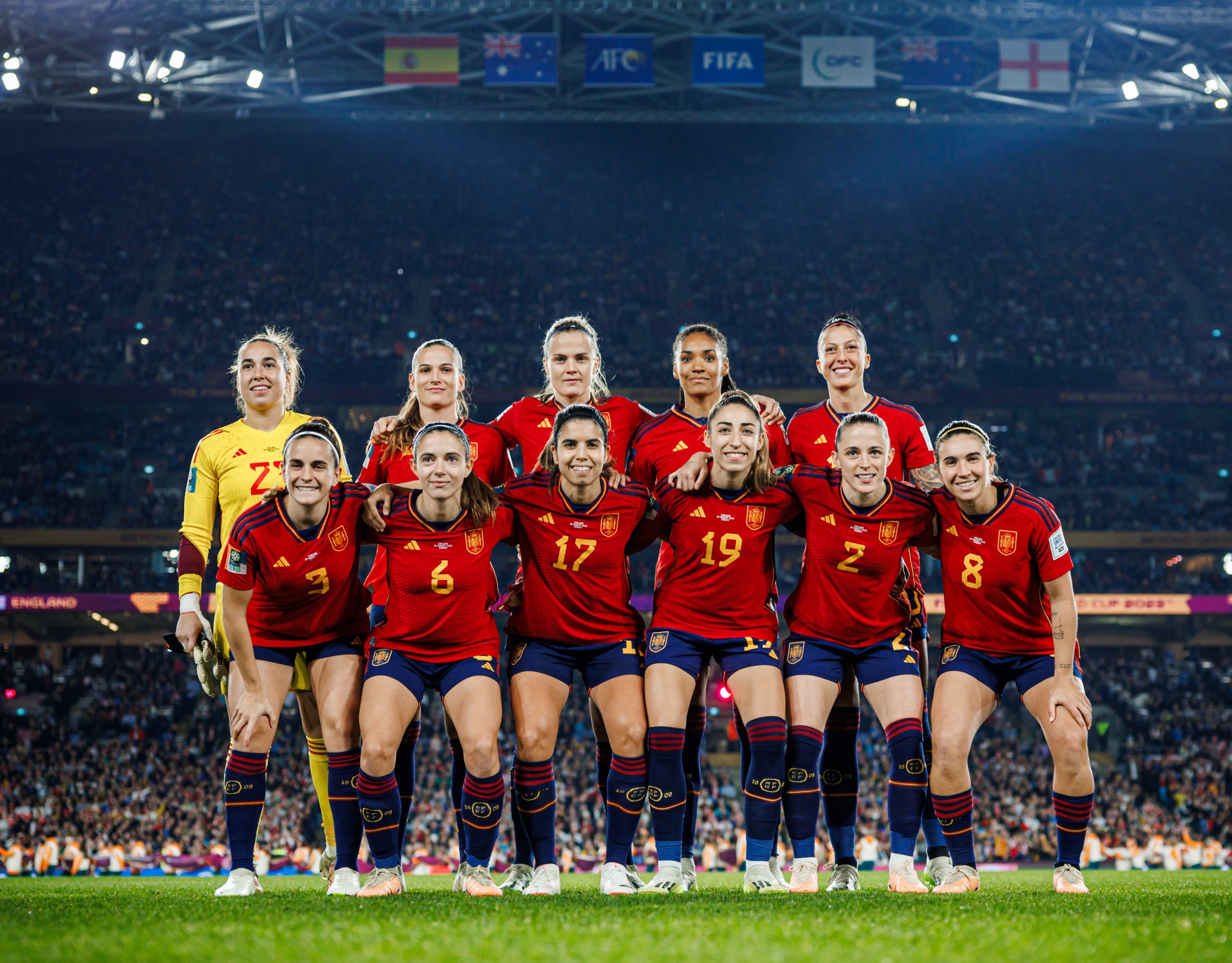 Selección Española Femenina de Fútbol. Fuente: Rfef