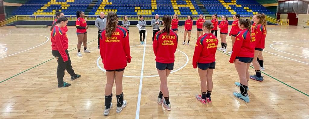 Selección femenina española de balonmano. Fuente: Real Federación Española de Balonmano