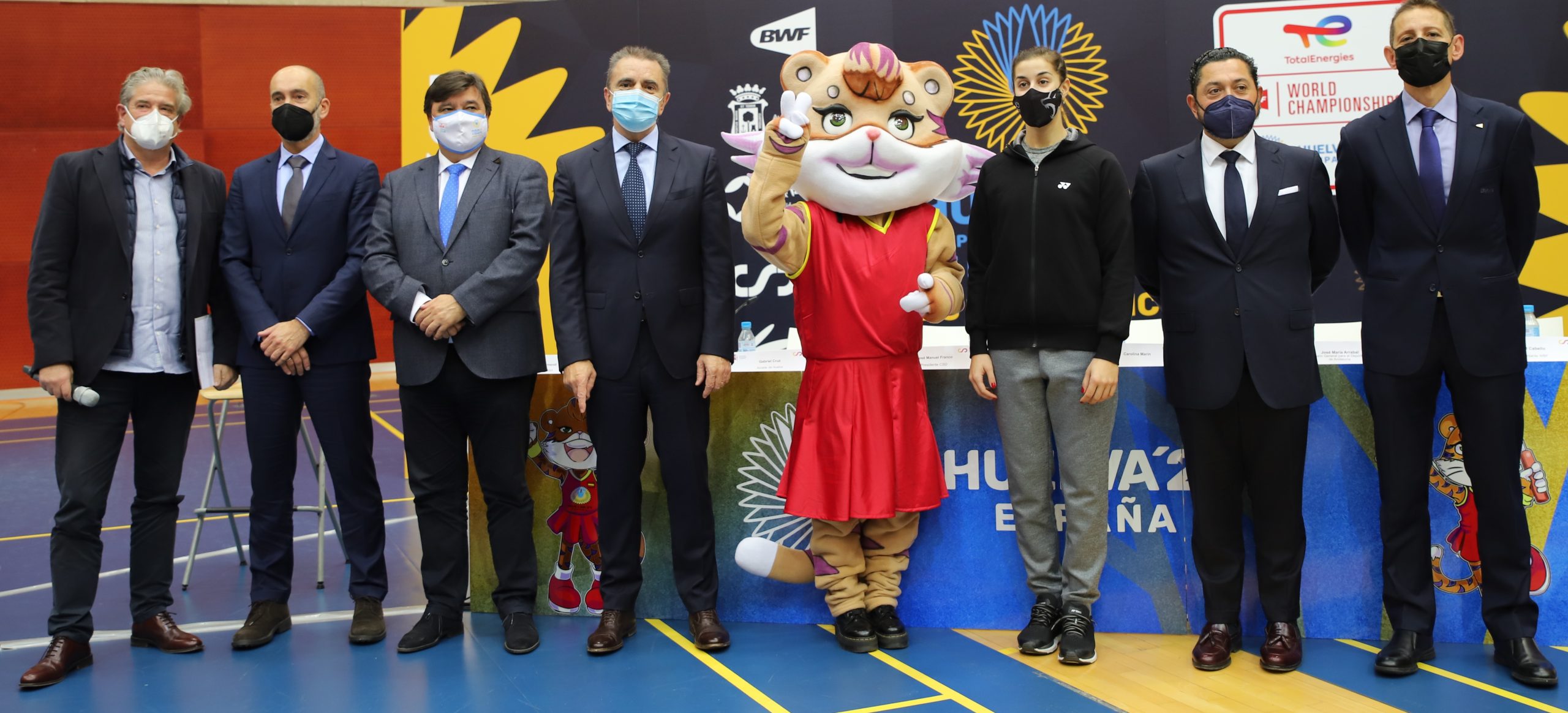 Presentación Mundial de Bádminton Huelva 2021. Fuente: Consejo Superior de Deportes