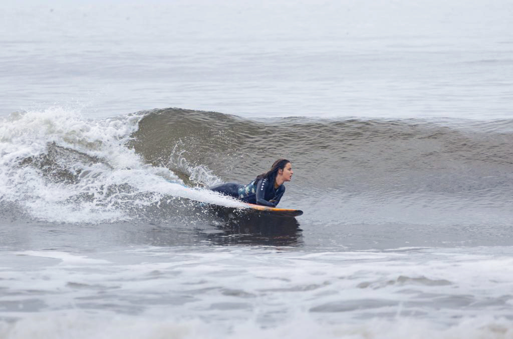 La surfista española Sara Almagro. Fuente: FESurfing