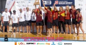España, campeona de Europa de surf