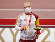 Adi Iglesias, campeona paralímpica en 100 metros lisos