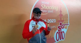  Doblete de oro de Ager Solabarrieta en el Mundial de tiro con carabina para ciegos