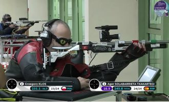 Ager Solabarrieta, campeón del mundo de tiro con carabina para ciegos
