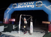 Virginia Pérez, primera campeona mundial en la disciplina de Snow running en Sierra Nevada
