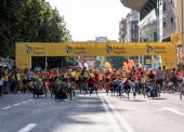 El atleta Yassine Ouhdadi, campeón en la Carrera Liberty