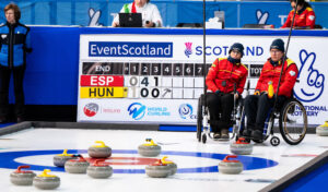 Jornada de captación de curling en silla de ruedas