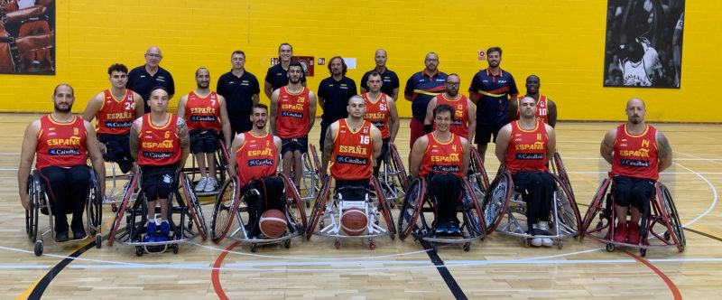 Selección española masculina de baloncesto en silla de ruedas. Fuente: CPE