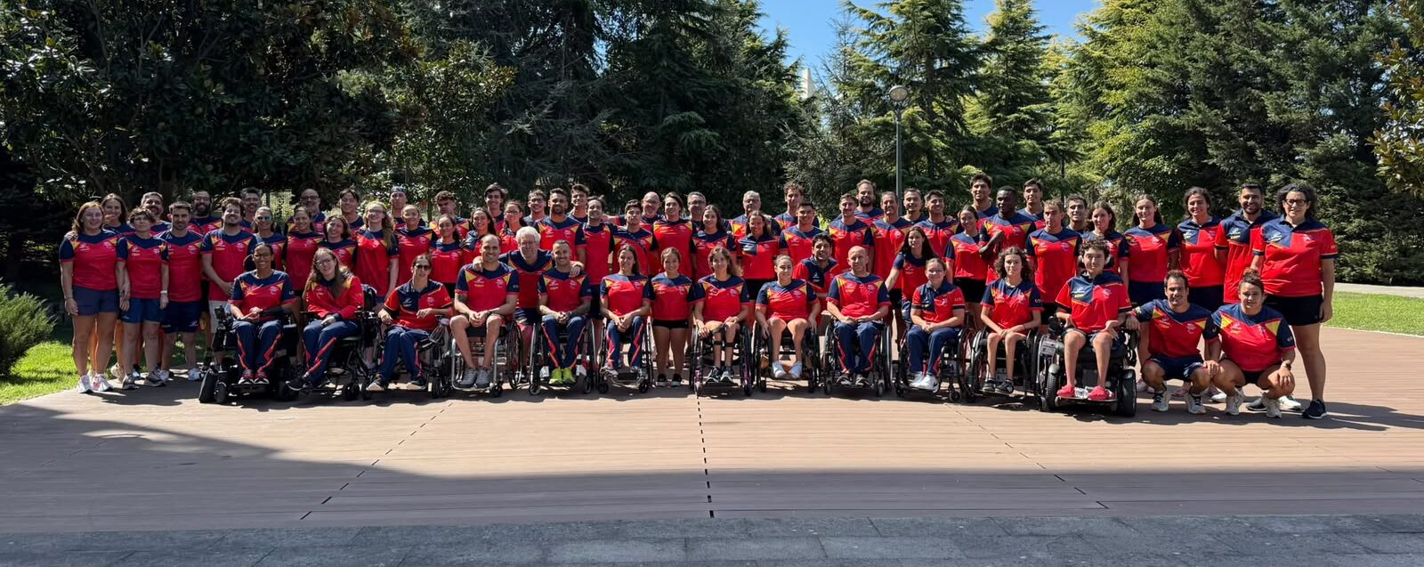 Selección de nadadores españoles participantes en el Europeo paralímpico. Fuente: CPE