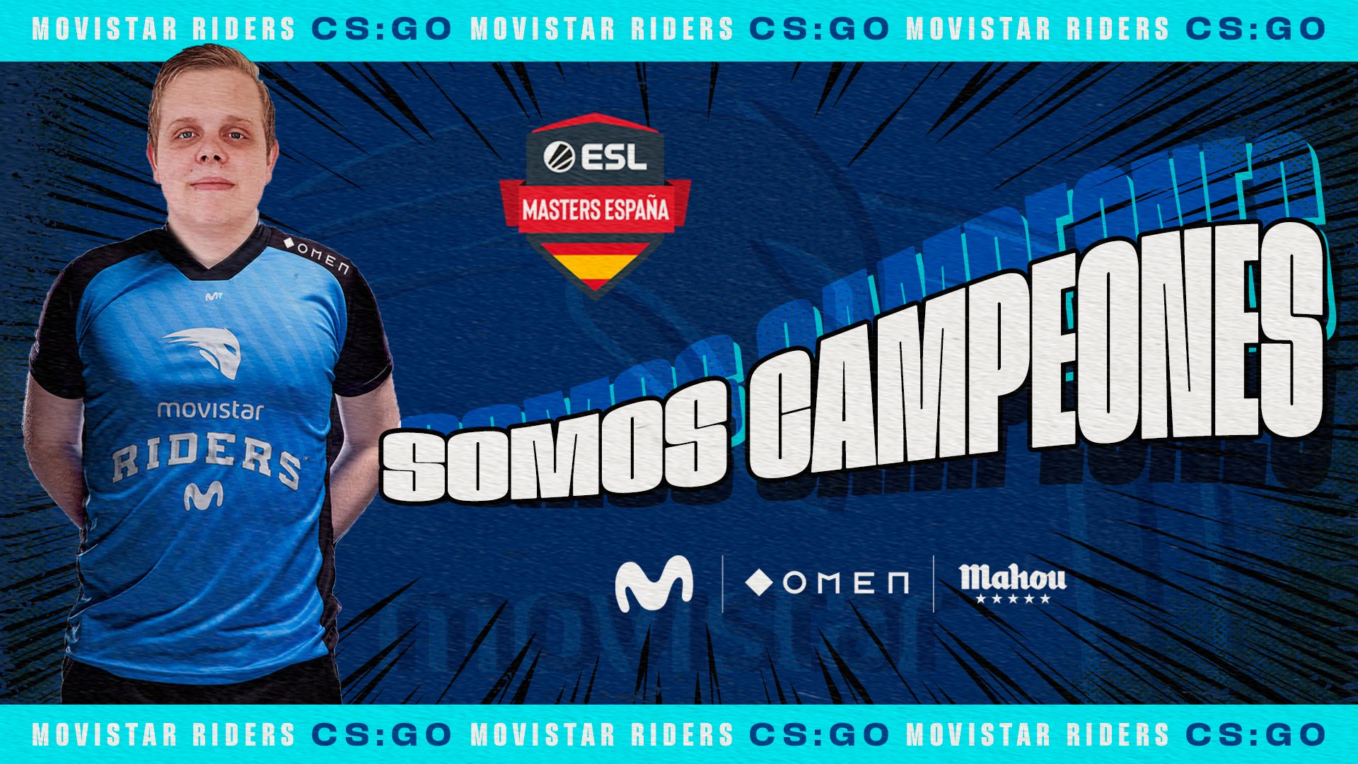 Movistar Riders, campeón de ESL Masters CS:GO 