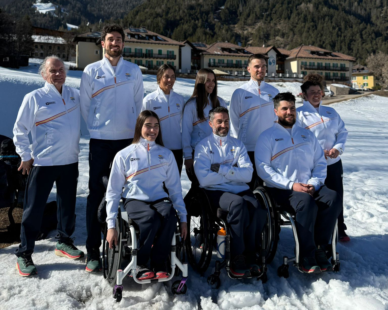 Equipo paralímpico español en Milán-Cortina 2026. Fuente: CPE