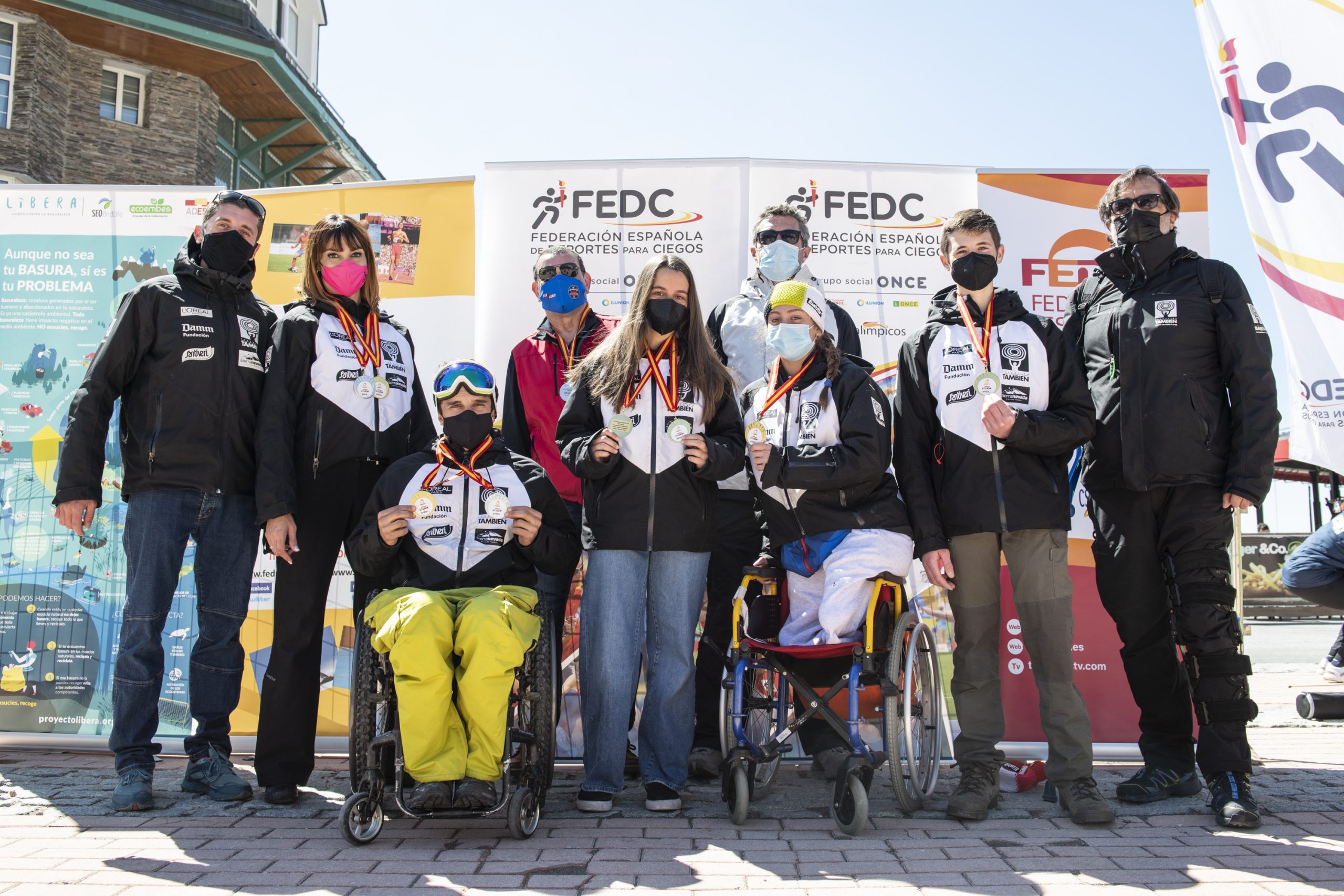 Fundación También. Fuente: Equipo Competición Fundación También de Esquí & Snowboard