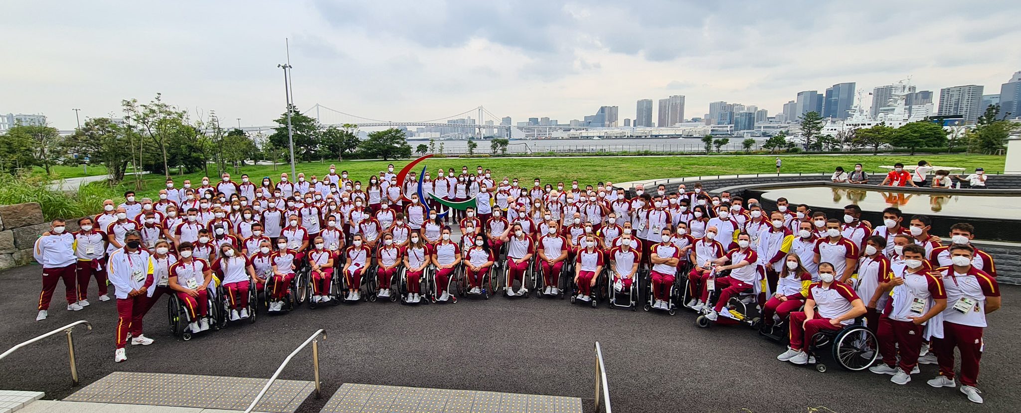 Equipo Paralímpico Español en los Juegos de Tokio 2020. Fuente: CPE