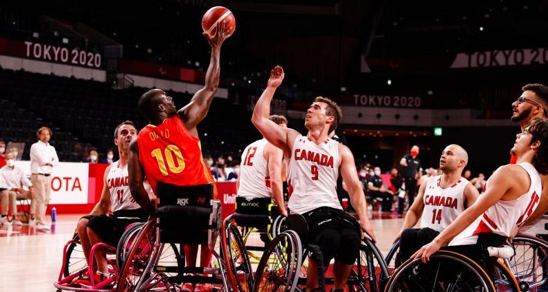 Selección española masculina de baloncesto en silla en Tokio. Fuente: CPE